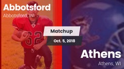 Matchup: Abbotsford vs. Athens  2018