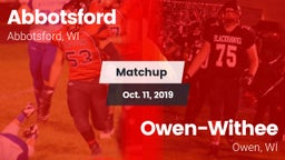 Matchup: Abbotsford vs. Owen-Withee  2019