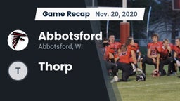 Recap: Abbotsford  vs. Thorp 2020