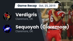 Recap: Verdigris  vs. Sequoyah (Claremore)  2019