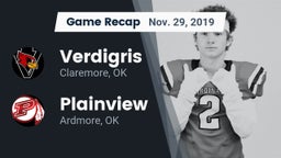 Recap: Verdigris  vs. Plainview  2019