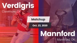 Matchup: Verdigris High vs. Mannford  2020