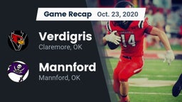 Recap: Verdigris  vs. Mannford  2020