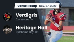 Recap: Verdigris  vs. Heritage Hall  2020