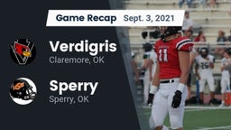 Recap: Verdigris  vs. Sperry  2021