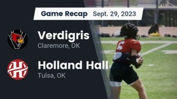 Recap: Verdigris  vs. Holland Hall  2023
