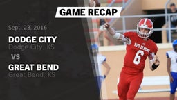 Recap: Dodge City  vs. Great Bend  2016