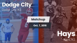 Matchup: Dodge City vs. Hays  2016
