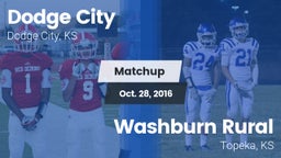 Matchup: Dodge City vs. Washburn Rural  2016