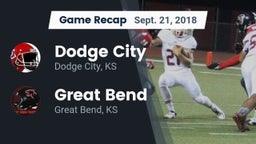 Recap: Dodge City  vs. Great Bend  2018