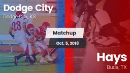 Matchup: Dodge City vs. Hays  2018