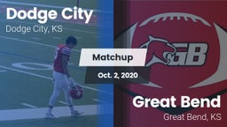 Matchup: Dodge City vs. Great Bend  2020