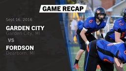 Recap: Garden City  vs. Fordson  2016
