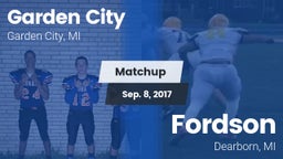Matchup: Garden City High vs. Fordson  2017
