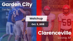 Matchup: Garden City High vs. Clarenceville  2018