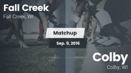 Matchup: Fall Creek High vs. Colby  2016