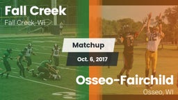 Matchup: Fall Creek High vs. Osseo-Fairchild  2017