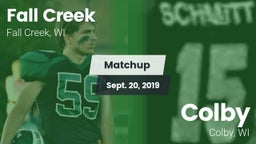 Matchup: Fall Creek High vs. Colby  2019