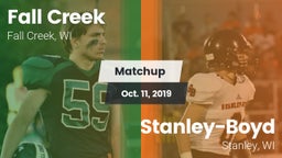 Matchup: Fall Creek High vs. Stanley-Boyd  2019