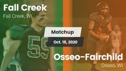 Matchup: Fall Creek High vs. Osseo-Fairchild  2020
