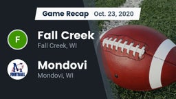 Recap: Fall Creek  vs. Mondovi  2020