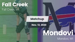 Matchup: Fall Creek High vs. Mondovi  2020