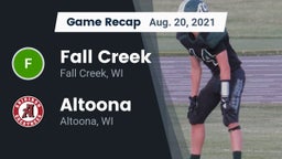 Recap: Fall Creek  vs. Altoona  2021
