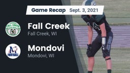 Recap: Fall Creek  vs. Mondovi  2021