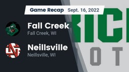 Recap: Fall Creek  vs. Neillsville  2022