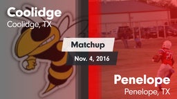 Matchup: Coolidge vs. Penelope  2016
