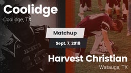 Matchup: Coolidge vs. Harvest Christian  2018
