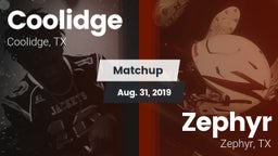 Matchup: Coolidge vs. Zephyr  2019