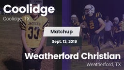 Matchup: Coolidge vs. Weatherford Christian  2019