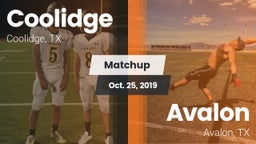 Matchup: Coolidge vs. Avalon  2019