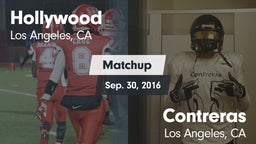 Matchup: Hollywood vs. Contreras  2016