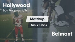Matchup: Hollywood vs. Belmont  2016