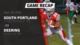 Recap: South Portland  vs. Deering  2016