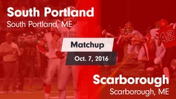 Matchup: South Portland High vs. Scarborough  2016