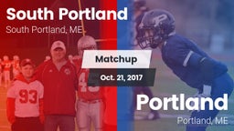 Matchup: South Portland High vs. Portland  2017