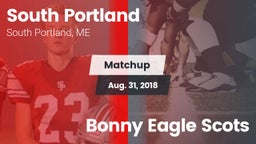 Matchup: South Portland High vs. Bonny Eagle Scots 2018