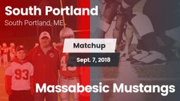 Matchup: South Portland High vs. Massabesic Mustangs 2018