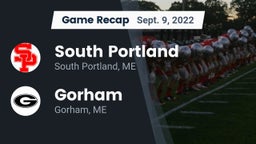 Recap: South Portland  vs. Gorham  2022