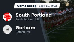 Recap: South Portland  vs. Gorham  2023