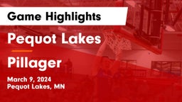 Pequot Lakes  vs Pillager  Game Highlights - March 9, 2024