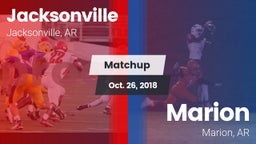 Matchup: Jacksonville High vs. Marion  2018