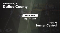 Matchup: Dallas County vs. Sumter Central  2016