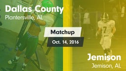 Matchup: Dallas County vs. Jemison  2016