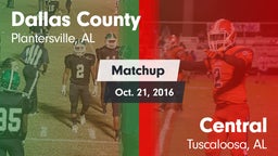 Matchup: Dallas County vs. Central  2016