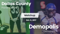Matchup: Dallas County vs. Demopolis  2017