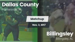 Matchup: Dallas County vs. Billingsley  2017